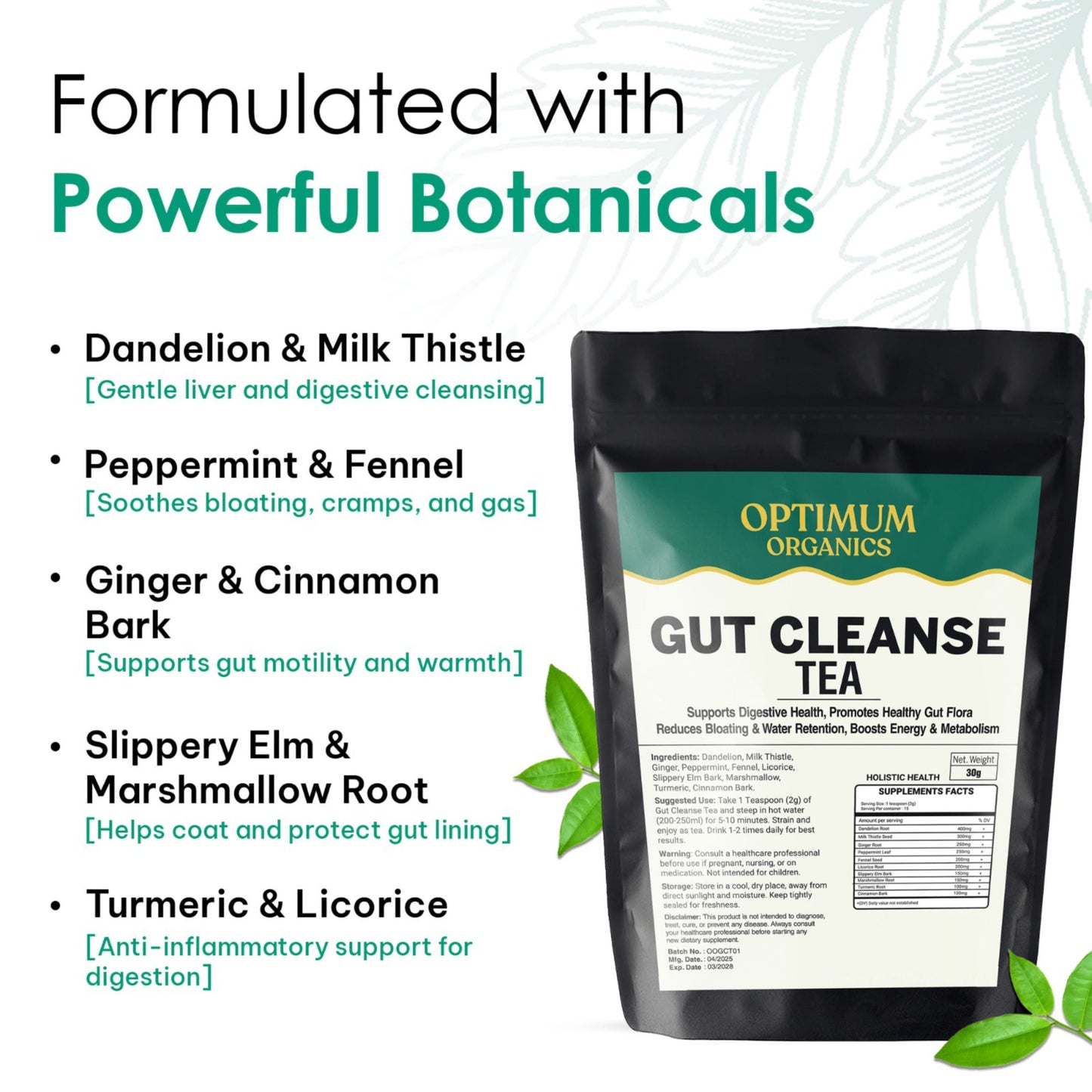 Gut Cleanse Tea | 30GM