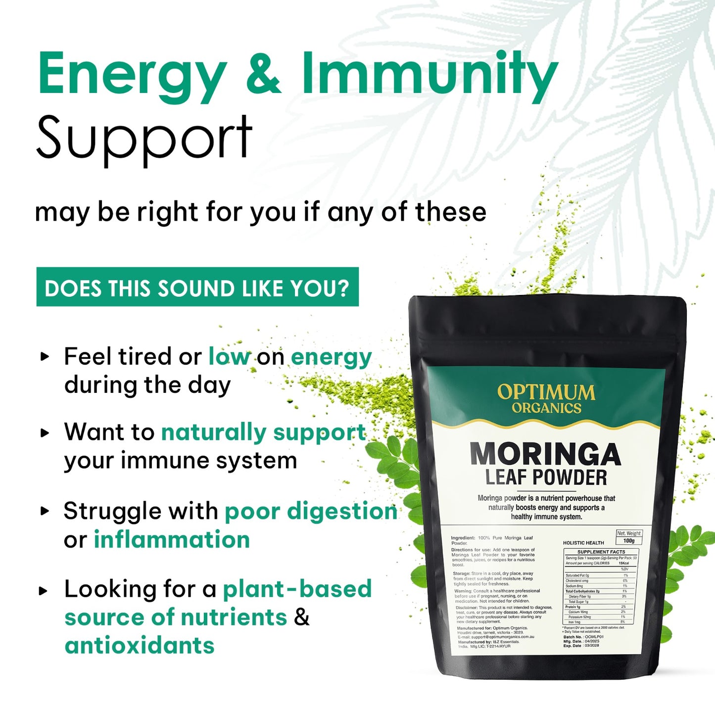Moringa Powder | 100 Gm