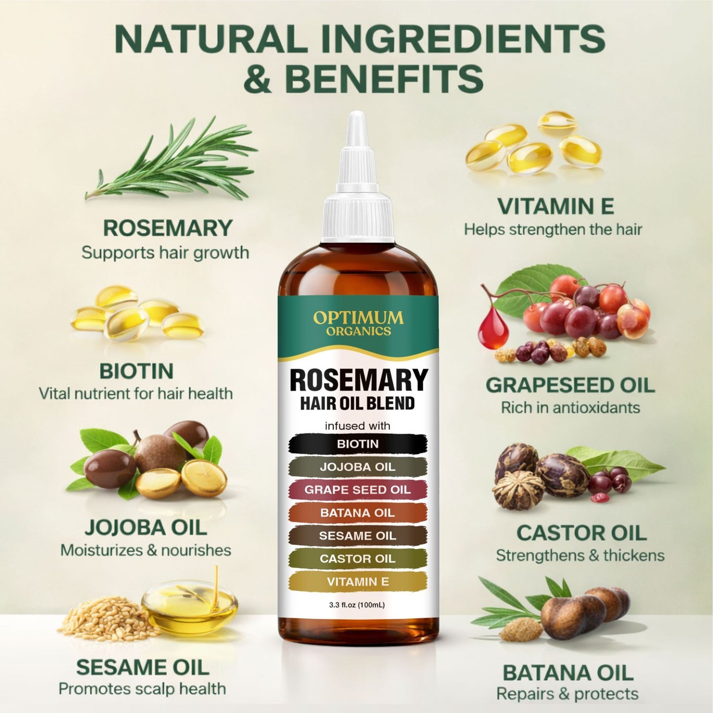 Rosemary Hair Oil Blend